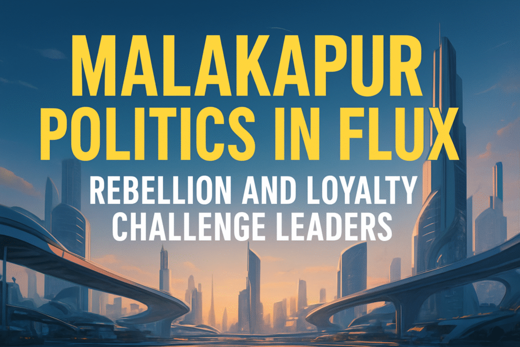 मलकापुर की राजनीति में अदृश्य भूचाल: लोकल बॉडी चुनाव से पहले बगावत, असंतोष और नेतृत्व पर उठते सवाल file 00000000c6bc7207b0c8067db0bf3377