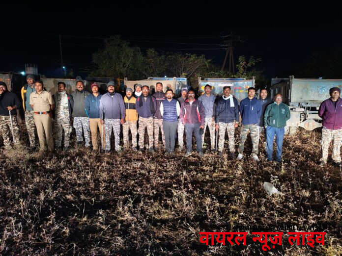 अवैध रेतीतस्करांवर कारवाई — तरीही रात्री धावणाऱ्या टिप्परमुळे जनतेत प्रश्नचिन्ह
