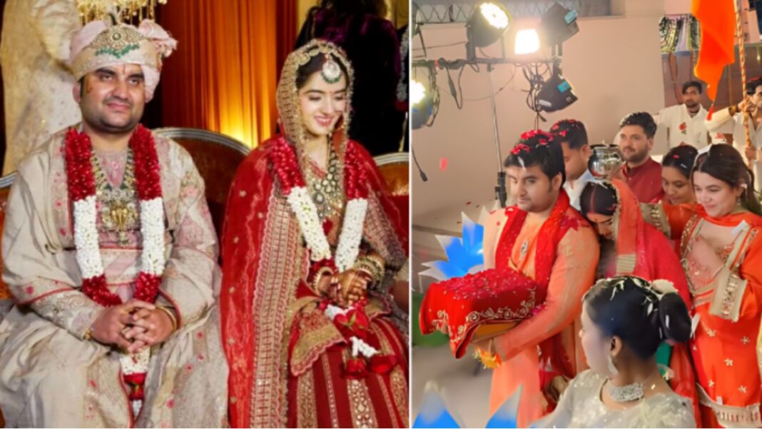 Indresh Upadhyay: सिर पर ‘चांदी का लोटा’ रख ससुराल में दुल्हन शिप्रा की एंट्री क्यों? छुपा है बड़ा राज! | Indresh Upadhyay Wedding Bride Shipra Sharma Vedik Grih Pravesh Ceremony Silver Lota Ritual Truth News Hindi Indresh Upadhyay: सिर पर ‘चांदी का लोटा’ रख ससुराल में दुल्हन शिप्रा की एंट्री क्यों? छुपा है बड़ा राज! | Indresh Upadhyay Wedding Bride Shipra Sharma Vedik Grih Pravesh Ceremony Silver Lota Ritual Truth News Hindi