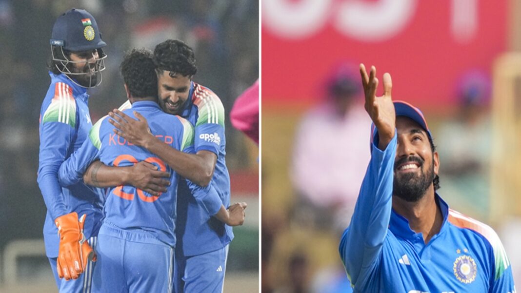 IND vs SA: केएल राहुल ने फाइनल में चली गजब की चाल! साल 2023 के बाद पहला टॉस जीता भारत | IND vs SA 3rd ODI KL Rahul Left-Hand Trick Bears Fruit Celebrates First Toss Win Since 2023 IND vs SA: केएल राहुल ने फाइनल में चली गजब की चाल! साल 2023 के बाद पहला टॉस जीता भारत | IND vs SA 3rd ODI KL Rahul Left-Hand Trick Bears Fruit Celebrates First Toss Win Since 2023