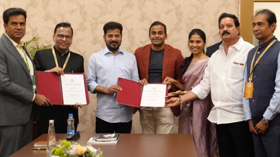 Telangana Rising Summit: दिग्गज कंपनियों ने डेटा सेंटर और AI इंफ्रास्ट्रक्चर में भारी निवेश का किया ऐलान | Telangana Rising Summit: Big companies announced huge investment in data center and AI infrastructure Telangana Rising Summit: दिग्गज कंपनियों ने डेटा सेंटर और AI इंफ्रास्ट्रक्चर में भारी निवेश का किया ऐलान | Telangana Rising Summit: Big companies announced huge investment in data center and AI infrastructure