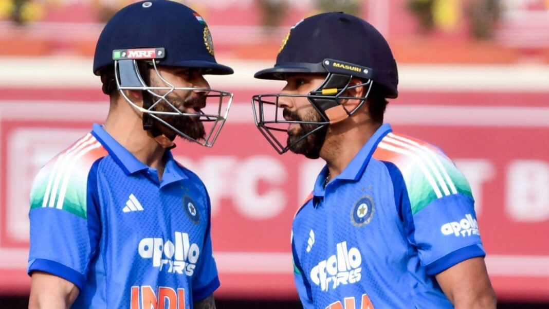 विराट बनाम रोहित की जोरदार जंग! 2025 में ODI का किंग कौन? टॉप 3 खिलाड़ियों में कितने रनों का फासला | year ender 2025: Virat vs Rohit’s Fierce Battle! Who is the ODI King in 2025? The Run Difference Among the Top 3 Players Revealed. विराट बनाम रोहित की जोरदार जंग! 2025 में ODI का किंग कौन? टॉप 3 खिलाड़ियों में कितने रनों का फासला | year ender 2025: Virat vs Rohit’s Fierce Battle! Who is the ODI King in 2025? The Run Difference Among the Top 3 Players Revealed.