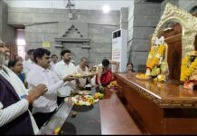 श्रीक्षेत्र कोथळीत भक्तीचा सुगंध ,यात्रोत्सवानंतर ‘आईसाहेबांचा’ क्षीणभाग दूर करण्यासाठी २१ वनौषधींच्या काढ्याने महाअभिषेक.