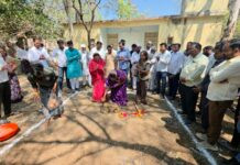 आ. चंद्रकांत पाटील यांच्या हस्ते उंच पाण्याच्या टाकीचे भूमिपूजन आ. चंद्रकांत पाटील यांच्या हस्ते उंच पाण्याच्या टाकीचे भूमिपूजन