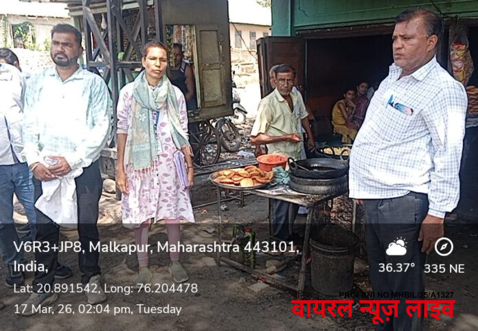 मलकापूर शहरात पुरवठा अधिकाऱ्यांच्या 20 ते 22 ठिकाणच्या धाडीत सात हॉटेल धारकांकडून अवैध घरगुती सिलेंडर जप्तीची कारवाई