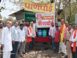 धुपेश्वर विठ्ठल लहरी बाबांचे कृपेने मलकापुर बसस्थानकावर आर.ओ वाॅटर ची पाणपोई सुरू