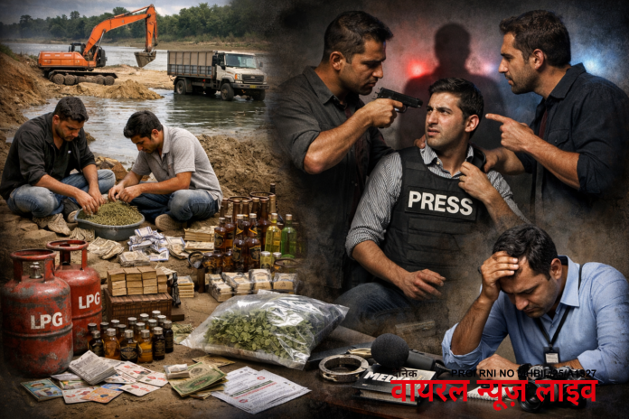 बुलढाणा जिल्ह्यात गुन्हेगारी धंद्यांना बळ; पत्रकारांना धमकावल्याच्या घटना वाढल्या