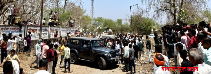 आमदारांचे मदतीने अंदाजे २ वर्ष वयाच्या मादी जातीच्या बिबट्याचे वनविभागाने केले रेस्क्यू ऑपरेशन.