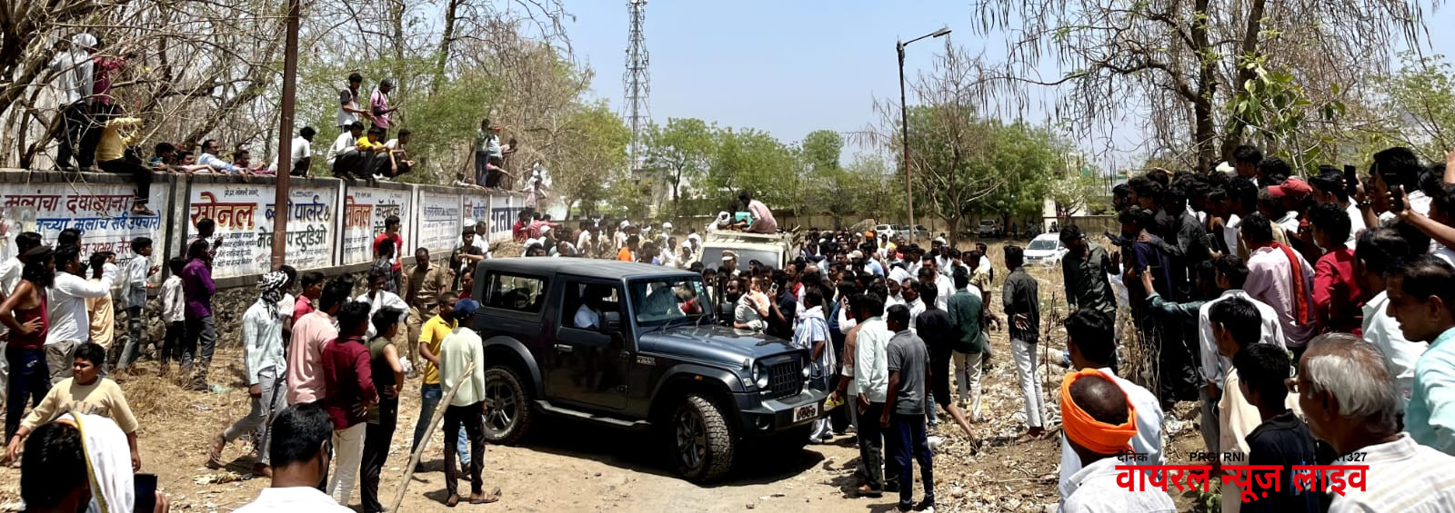 आमदारांचे मदतीने अंदाजे २ वर्ष वयाच्या मादी जातीच्या बिबट्याचे वनविभागाने केले रेस्क्यू ऑपरेशन.