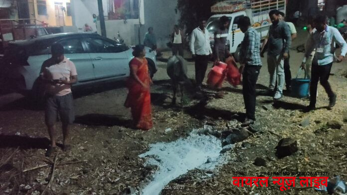 धरणगाव तालुक्यातील भवरखेड येथे बनावट दूध निर्मितीवर कारवाई; २६६ लिटर भेसळयुक्त दूध नष्ट
