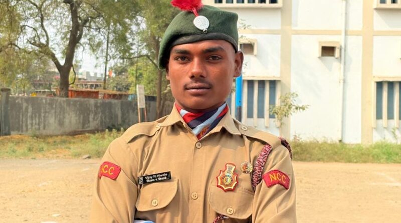 जनता महाविद्यालयाच्या विजय रविंद्र हिवाळे याची थल सेना कॅम्प २०२६ साठी निवड
