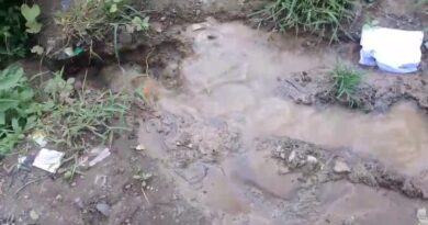 जुन्या पीएम हाऊसजवळ पाईपलाईन गळती; तक्रार करूनही तोडगा नसल्याचा नागरिकाचा दावा